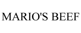 MARIO'S BEEF trademark