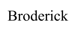 BRODERICK trademark