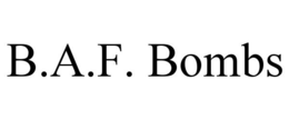 B.A.F. BOMBS trademark