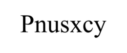PNUSXCY trademark