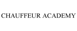 CHAUFFEUR ACADEMY trademark