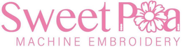 SWEET PEA MACHINE EMBROIDERY trademark