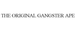 THE ORIGINAL GANGSTER APE trademark