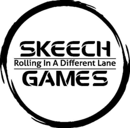 SKEECH GAMES ROLLING IN A DIFFERENT LANE trademark