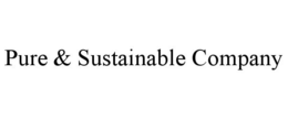 PURE & SUSTAINABLE COMPANY trademark