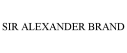 SIR ALEXANDER BRAND trademark