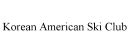 KOREAN AMERICAN SKI CLUB trademark