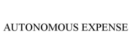AUTONOMOUS EXPENSE trademark