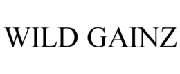 WILD GAINZ trademark