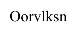 OORVLKSN trademark
