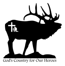 GOD'S COUNTRY FOR OUR HEROES trademark
