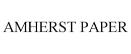 AMHERST PAPER trademark