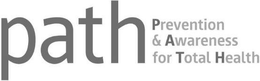 PATH PREVENTION & AWARENESS FOR TOTAL HEALTH trademark