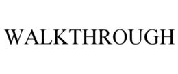 WALKTHROUGH trademark