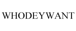 WHODEYWANT trademark