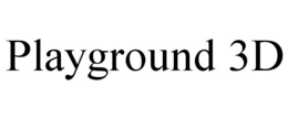 PLAYGROUND 3D trademark
