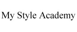 MY STYLE ACADEMY trademark