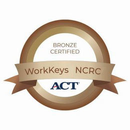 BRONZE CERTIFIED WORKKEYS NCRC ACT trademark
