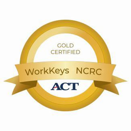 GOLD CERTIFIED WORKKEYS NCRC ACT trademark