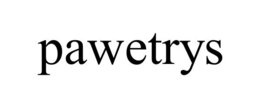 PAWETRYS trademark