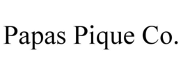 PAPAS PIQUE CO. trademark