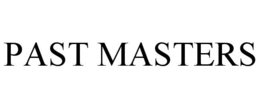 PAST MASTERS trademark