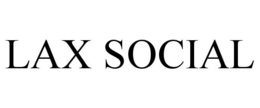 LAX SOCIAL trademark