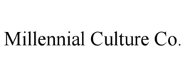 MILLENNIAL CULTURE CO. trademark