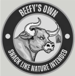 BEEFY'S OWN SNACK LIKE A CARNIVORE EAT MORE TALLOW trademark