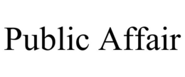 PUBLIC AFFAIR trademark