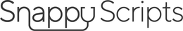 SNAPPY SCRIPTS trademark