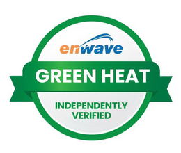 ENWAVE GREEN HEAT INDEPENDENTLY VERIFIED trademark