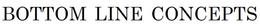 BOTTOM LINE CONCEPTS trademark