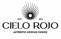 ESTD 2023 CIELO ROJO AUTHENTIC MEXICAN CUISINE trademark
