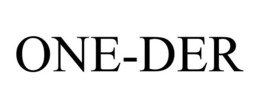 ONE-DER trademark