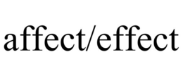 AFFECT/EFFECT trademark