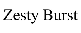 ZESTY BURST trademark