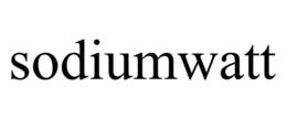 SODIUMWATT trademark