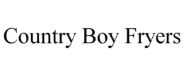 COUNTRY BOY FRYERS trademark