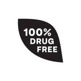 100% DRUG FREE trademark