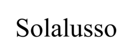 SOLALUSSO trademark