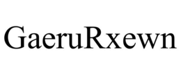 GAERURXEWN trademark