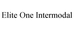 ELITE ONE INTERMODAL trademark