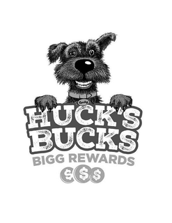 LUCKY HUCK'S BUCKS BIGG REWARDS $$$ trademark
