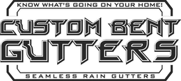CUSTOM BENT GUTTERS KNOW WHAT'S GOING ON YOUR HOME! SEAMLESS RAIN GUTTERS trademark