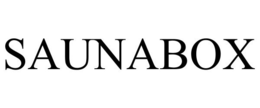 SAUNABOX trademark