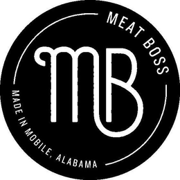 MB MEAT BOSS MADE IN MOBILE, ALABAMA trademark