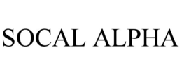 SOCAL ALPHA trademark