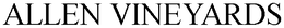 ALLEN VINEYARDS trademark