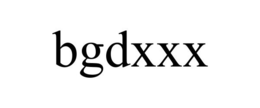 BGDXXX trademark